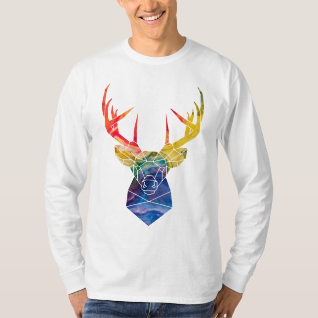 Watercolor deer   T-Shirt (Front)