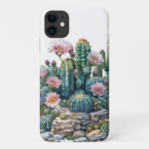 Watercolor desert flowers cacti. Case-Mate iPhone case