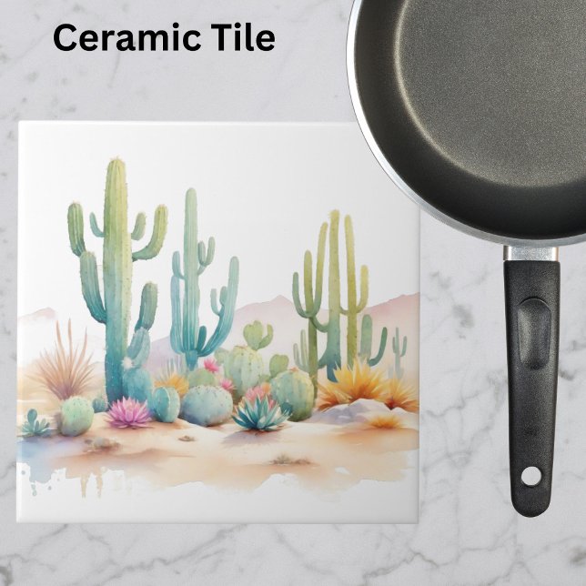 Watercolor Desert Illustration  Tile (Creator Uploaded)