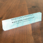 Watercolor Desk Name Plate