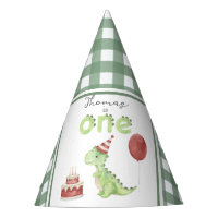 Watercolor Dinosaur 1st birthday