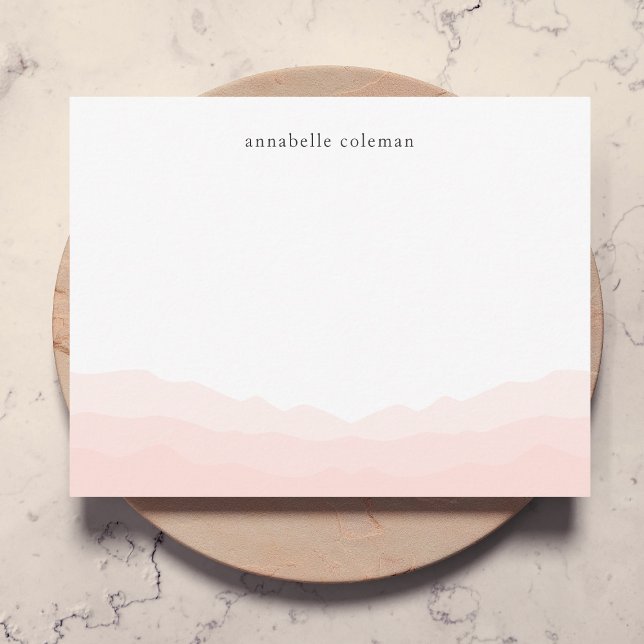 Watercolor Dip Dye Blush Pink Feminine Ombre Card (Creator Uploaded)