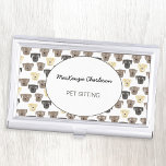 Watercolor Dog Pet Sitting Business Card Holder<br><div class="desc">Little fun hand painted watercolor Labrador Retriever dogs. Great for dog walkers,  dog groomers,  pet sitters and more.  Please note that you are buying the product,  not rights to the design.  Original art by Nic Squirrell.</div>