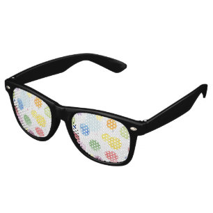 Watercolor Dots 1 Retro Sunglasses