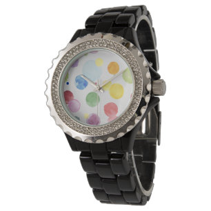 Watercolor Dots 1 Watch