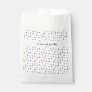 Watercolor Dots Hand Painted Colourful Pattern Favour Bags