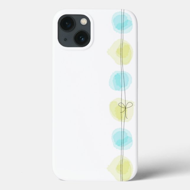Watercolor Dots iPad Air Case (Back)