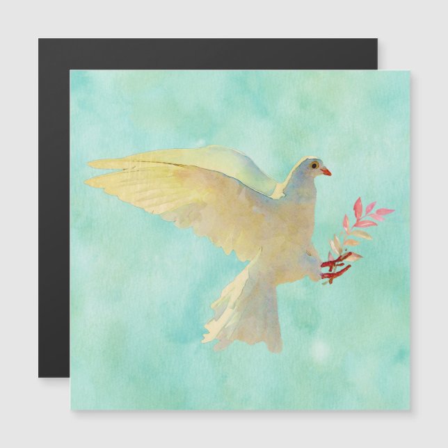 Watercolor Dove  (Front/Back)