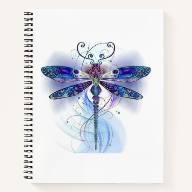 Watercolor Dragonfly notebook (Front)
