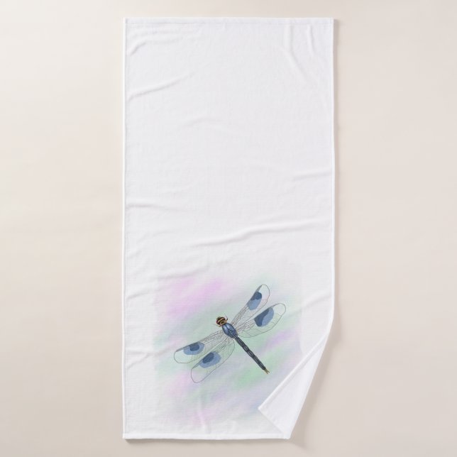 Watercolor DragonflyTowel Set (Bath Towel)