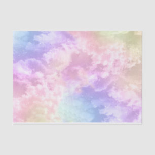 Watercolor Dreamy Clouds Tissue Paper