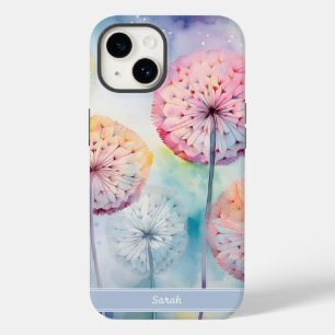 Watercolor Dreamy Dandelions Personalised  Case-Mate iPhone 14 Case