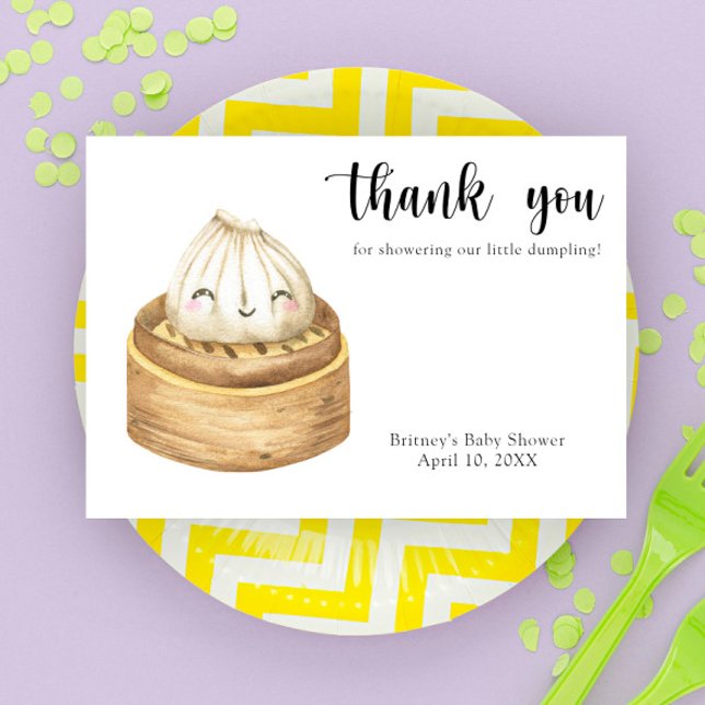 Watercolor dumpling - thank you baby shower (Creator Uploaded)