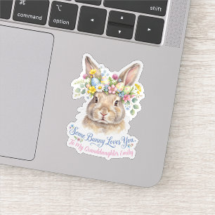 Watercolor Easter Bunny Flower Crown Personalised