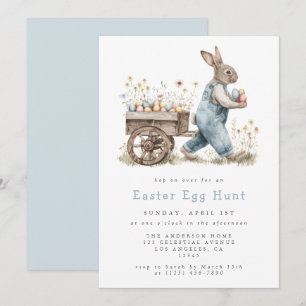 Watercolor Easter Egg Hunt Invitation