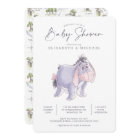 Watercolor Eeyore Baby Shower Invitation