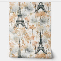 Watercolor Eiffel Tower Paris