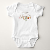 Watercolor Elegant A Little pumpkin Is On The Way
