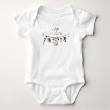 Watercolor Elegant Little Hunter Baby Shower
