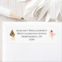Watercolor Elegant Nutcracker Suite Return Address