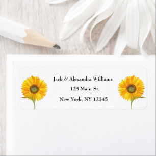 Watercolor Elegant Sunflower Boho Autumn Country L
