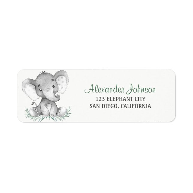 Watercolor Elephant (Front)