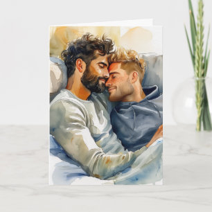 Watercolor Embrace Mediterranean Card