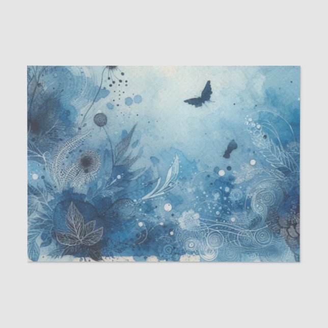 Watercolor Ephemera tissue paper (Front)
