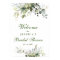 Watercolor Eucalyptus Bridal Shower Welcome Sign