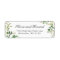 Watercolor Eucalyptus Greenery Return Address