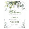 Watercolor Eucalyptus Greenery Wedding Welcome