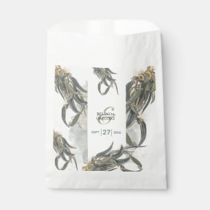 Watercolor Eucalyptus Leaves Greenery Wedding  Favour Bags