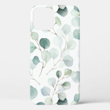 Watercolor Eucalyptus Pattern Case-Mat