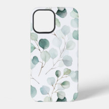 Watercolor Eucalyptus Pattern Case-Mat