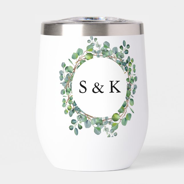 Watercolor Eucalyptus Wedding (Front)