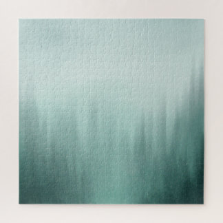 Watercolor Evergreen Forest in Mist Painting Jigsaw Puzzle