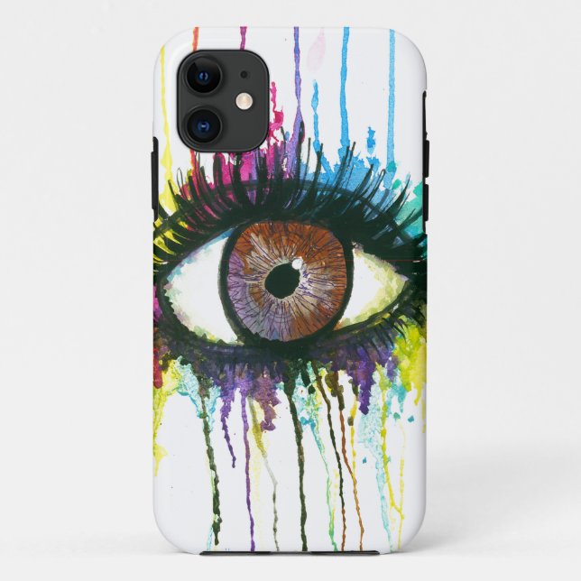 Watercolor Eye Case-Mate iPhone Case (Back)