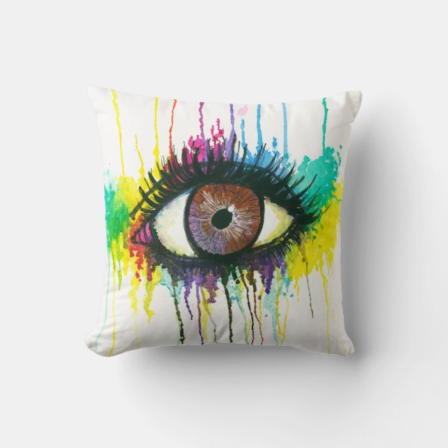 Watercolor Eye Cushion (Front)