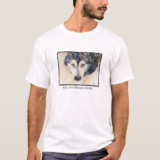 Watercolor Eyes of a Siberian Husky T-shirt