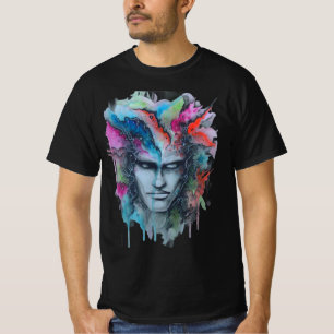 Watercolor Face T-Shirt