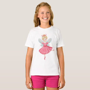 Watercolor Fairy Ballerina Kids T-Shirt