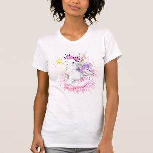 Watercolor Fairy Bunny T-Shirt
