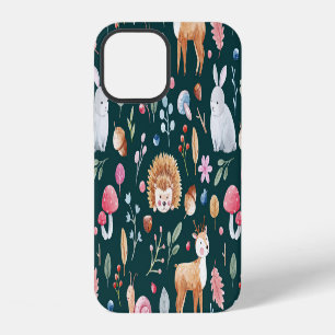 Watercolor Fairy Forest Children's Pattern iPhone 12 Case