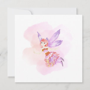 Watercolor Fairy Invitation