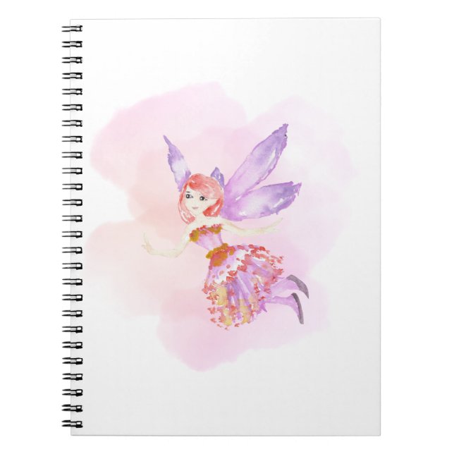 Watercolor Fairy Notebook (Front)