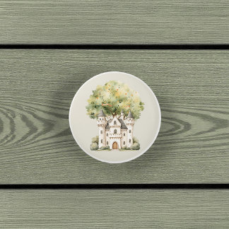 Watercolor Fairytale Princess Whimsical Ceramic Knob