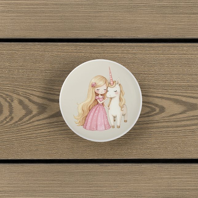 Watercolor Fairytale Princess Whimsical Ceramic Knob (Creator Uploaded)