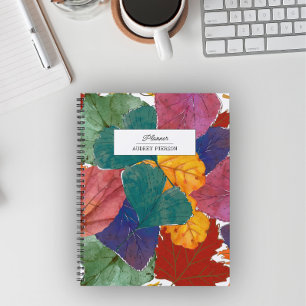 Watercolor Fall and Autumn Floral Planner