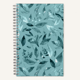Watercolor fallen leaves 2 notebook