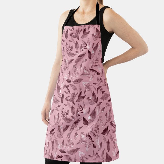 Watercolor fallen leaves 3 apron (Insitu)